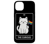 The Curious - Cute Minimalist Dinosaur LGBT Tarot Art for Pr Case for iPhone 14 Plus