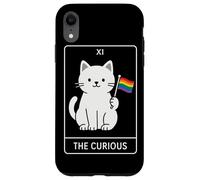 The Curious - Cute Minimalist Dinosaur LGBT Tarot Art for Pr Case for iPhone XR