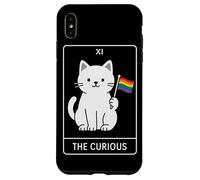 The Curious - Cute Minimalist Dinosaur LGBT Tarot Art for Pr Case for iPhone XS Max