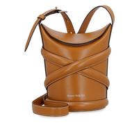 The Curve Bucket Bag - female - Alexander McQueen - Bucket Bags - Brown - ONE SIZE - Bags ONE SIZE