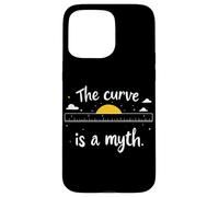 The Curve Is A Myth Flat Earth Society Case for iPhone 15 Pro Max