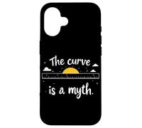 The Curve Is A Myth Flat Earth Society Case for iPhone 16