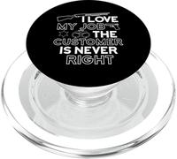 The Customer Is Never Right PopSockets PopGrip for MagSafe