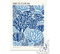 The Cut-Outs No.1 1000-Piece Jigsaw Puzzle for Adults, 52x38cm/1000pcs, Relaxing Indoor Activity, Focused Puzzle Time And Time at Home