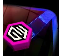 The Cut Right Tinting Light, Magnet-Attached LED Window Tint Light with Interchangeable Reflector Heads, Anti-Scratch and Rechargeable, for Window Film Pattern, Edge Work pink