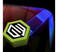 The Cut Right Tinting Light, Magnet-Attached LED Window Tint Light with Interchangeable Reflector Heads, Anti-Scratch and Rechargeable, for Window Film Pattern, Edge Work green