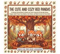 The Cute and Cozy Red Pandas: A Calming Coloring Book for Adults and Teens Featuring 40 Adorable Animal Designs, Sweet Treats, Cozy Hobbies, Cute ... Cute and Cozy Animal Coloring Book Series)
