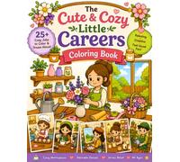 The Cute & Cozy Coloring Book: The Cute & Cozy Little Careers Coloring Book for Adults & Teens Featuring Cozy Workspaces Filled with Cozy Shops, Creative Studios, and Relaxing Scenes