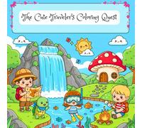 The Cute Traveler’s Coloring Quest: cozy and cute coloring book