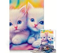 The Cutest Kittens Jigsaw Puzzles 1000 Pieces for Adults Reason Skill Toy Calm Relax Exact Cut Heartfelt Gift (50x75cm)