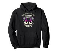 The Cutest Little Skeleton Creepy Halloween Humor Pullover Hoodie