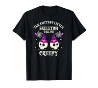 The Cutest Little Skeleton Creepy Halloween Humor T-Shirt
