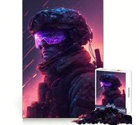 The Cyberpunk Soldier 1000 Piece Jigsaws for Teenagers Puzzle Strong Logic Toy Relaxed Mind Clear Edge Bday Surprise (38x52cm)