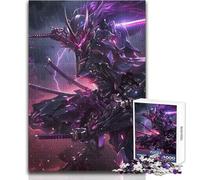 The Cyberrobotic Samurai Teenager Jigsaw Puzzles 1000 Pieces Educational Observation Skill Game Perfect Meaningful Festive Gift Size 38x26cm