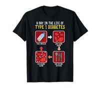 The Cycle of a Diabetic Type 1 - Funny Diabetes T-Shirt