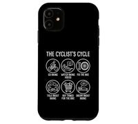 The Cyclist's Cycle Funny Biking Routine and Bicycle Hobby Case for iPhone 11