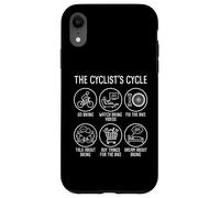 The Cyclist's Cycle Funny Biking Routine and Bicycle Hobby Case for iPhone XR