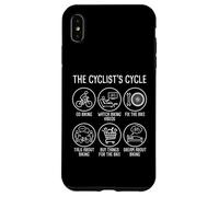 The Cyclist's Cycle Funny Biking Routine and Bicycle Hobby Case for iPhone XS Max