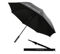The Cyclone - Ultra Windproof Umbrella by Dry Gang - Strong, Storm Proof, Wind Proof + Wind Resistant, Portable Travel Golf Umbrellas for Men & Women. Advanced Water Film + Heavy Duty Fiberglass Frame