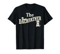 The DachshundFather Funny Wiener Dog for Men Fathers Day T-Shirt