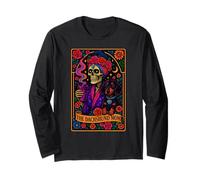 The Dachsund Mom Tarot Card Coffee Lover Wiener Dog Mother Long Sleeve T-Shirt