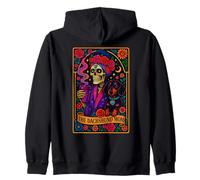 The Dachsund Mom Tarot Card Coffee Lover Wiener Dog Mother Zip Hoodie