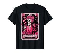 The Dachsund Mom Tarot Card Pink Flowers Cute Wiener Dog T-Shirt