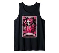 The Dachsund Mom Tarot Card Pink Flowers Cute Wiener Dog Tank Top