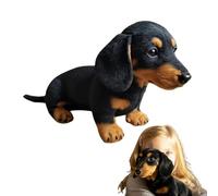 The Dachys 2.0, The Dachys Emotional Healing On Demand Plush, AI Pet Weiner Dog Dachshund, Soft Dachshund Plush Toy (Black*1)