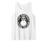 The Dad BOD Behind The Bump Funny Announcement Tank Top