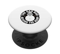 The Dad Bod Behind The Bump Funny Dad Announcement Humor PopSockets Adhesive PopGrip