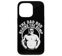 The Dad Bod Behind The Bump Funny Expecting Dad Case for iPhone 13 Pro