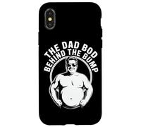 The Dad Bod Behind The Bump Funny Expecting Dad Case for iPhone X/XS