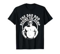 The Dad BOD Behind The Bump Funny Expecting Dad T-Shirt