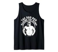 The Dad BOD Behind The Bump Funny Expecting Dad Tank Top
