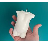 The dad BOD Chunky Chubby Fat Man Male Body Torso Candle/fragranced Soy Wax Handmade Home Decor (Sandalwood)