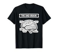 The Dad Brain Funny Father Thinking Diagram T-Shirt