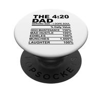 The dad brother dope soul nutrition fact funny weed men PopSockets Adhesive PopGrip
