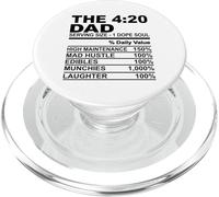 The dad brother dope soul nutrition fact funny weed men PopSockets PopGrip for MagSafe