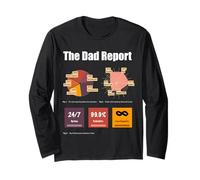 The Dad Reporting Dashboard Infographic Long Sleeve T-Shirt