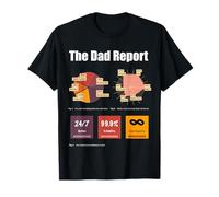 The Dad Reporting Dashboard Infographic T-Shirt