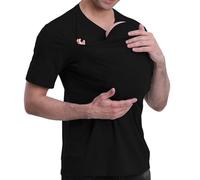 The Dad Shirt Baby Carrier, Mom and Dad Kangaroo Carrier Shirt, for Men Skin to Skin T-Shirt with Pocket (Black,XXL)