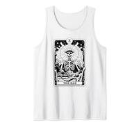 The Dad Tarot Card Skeleton Father Tools Gothic Occult Tank Top