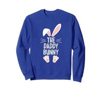 The Daddy Bunny Sweatshirt, Adult Unisex, Royal Blue, X-Large