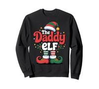 The Daddy Elf Fun Holiday Outfit for Christmas Loving Dads Sweatshirt