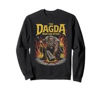 The Dagda Celtic God of Strength Magic and Warclub Sweatshirt
