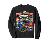 The Daily Commute Funny Mechanic Sarcastic Car Repair Sweatshirt