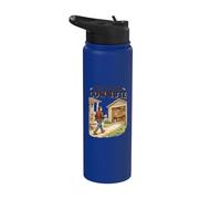 The Daily Commute Funny Woodworker Sarcastic Carpenter Mens Stainless Steel Insulated Water Bottle