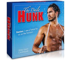 The Daily Hunk Desk Calendar 2026