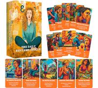 The Daily Rhythms Oracle Cards, Daily Guidance Oracle Deck for Balance, and Mindfulness. Modern Oracle Cards for Beginners, Intuitive Reflection, Emotional Healing, Self Care, and Spiritual Growth